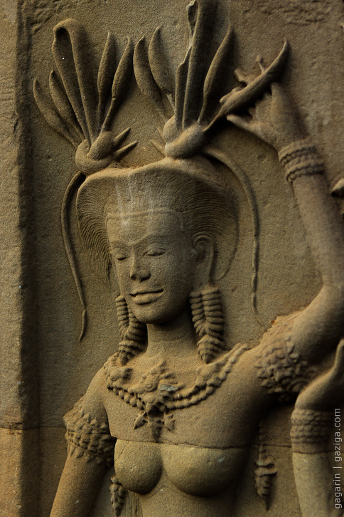 Стена в Ангкор-Вате