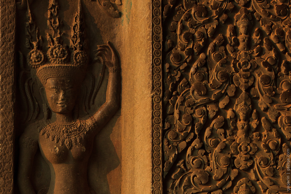 Стена в Ангкор-Вате